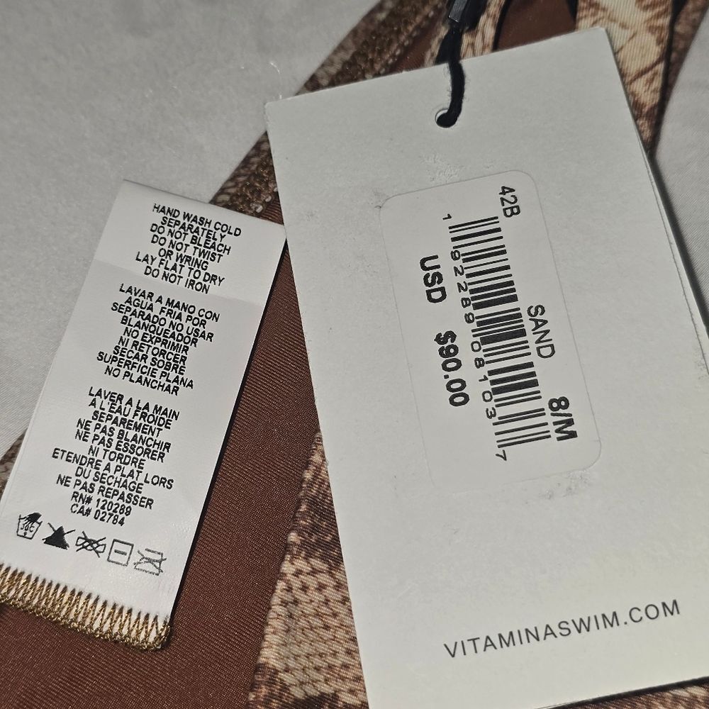 Vitamin A Sand Snake Brazilian Bikini Bottoms - Picture 15 of 16